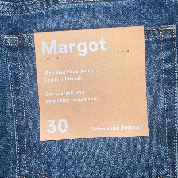 Reformation - Margot High Rise Flare Jeans women’s size 30 - Picture 8 of 12